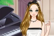 Elegant Pianist Girl