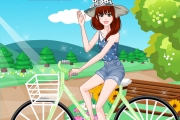 Fashionable Bike Rider