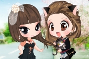 Sisters With Cats