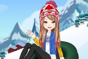 Snow Tubing Girl
