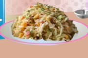 Spicy Peach Coleslaw