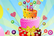 Sweet 16 Cake